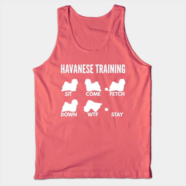 Havanese Training Havanese Dog Tricks Tank Top by DoggyStyles